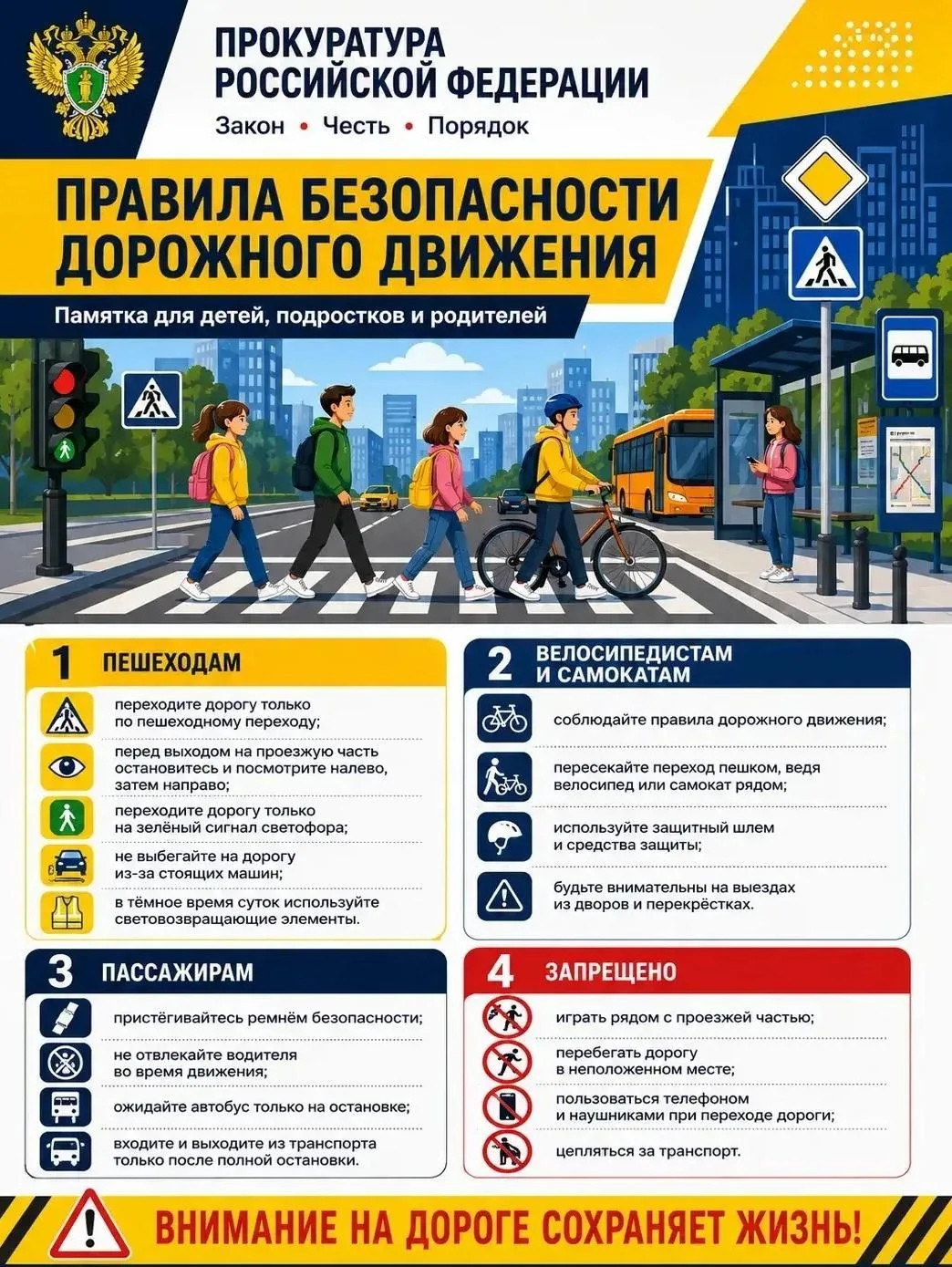 Дом детского творчества напоминает детям и родителям о правилах поведения на дороге