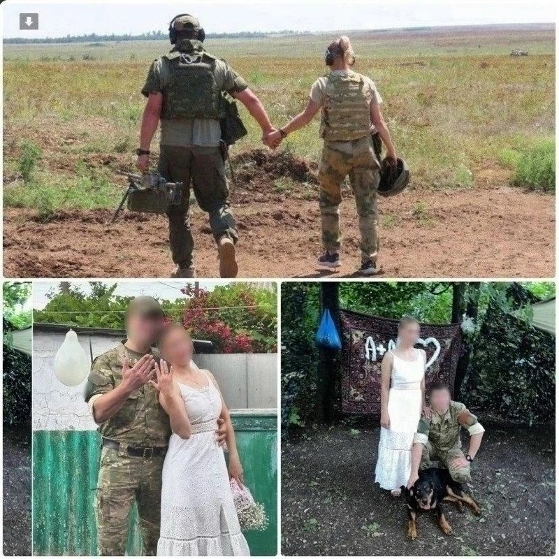 В зоне СВО состоялась свадьба российского разведчика Алексея, известного как "Кирей", и медсестры Ал