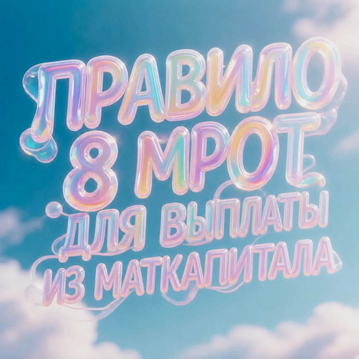 ✅ Правило 8 МРОТ для выплаты из маткапитала НЕ применяется

❗️ Это очень частый вопрос. Отвечаем.

П