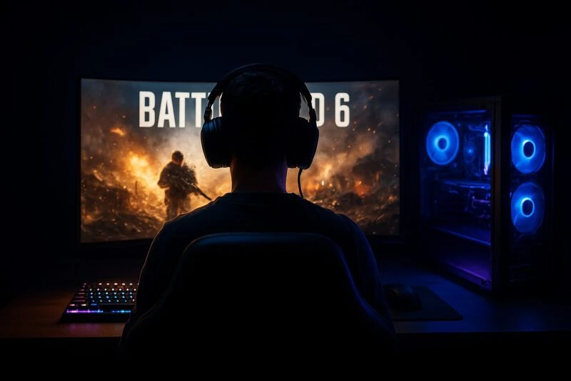 Battlefield 6 — не та игра, где железо может “отдыхать”. Большие карты, взрывы, физика разрушений — 