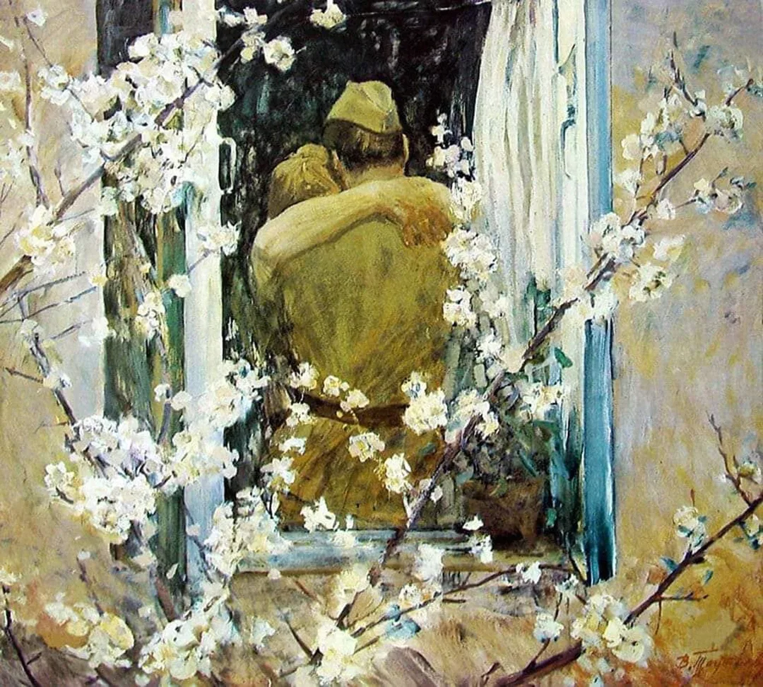 С Днем Великой Победы! 🕊🕊️

Тот самый май на картине народного художника России  Владимира Таутиев
