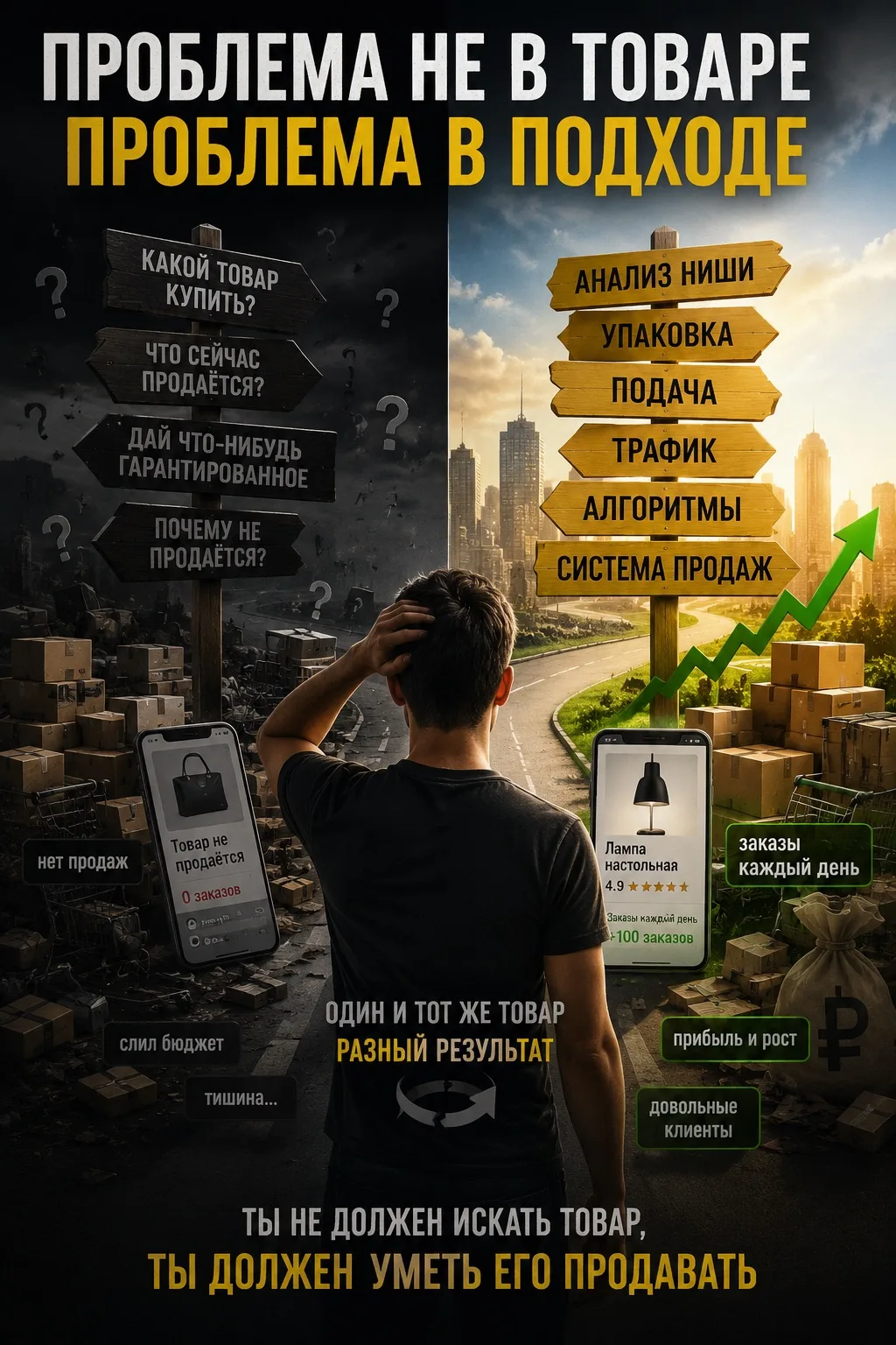 ‼️Хочешь правду? 
Ты НЕ умеешь выбирать товар.
И это нормально.
➡️Но именно из-за этого ты можешь го