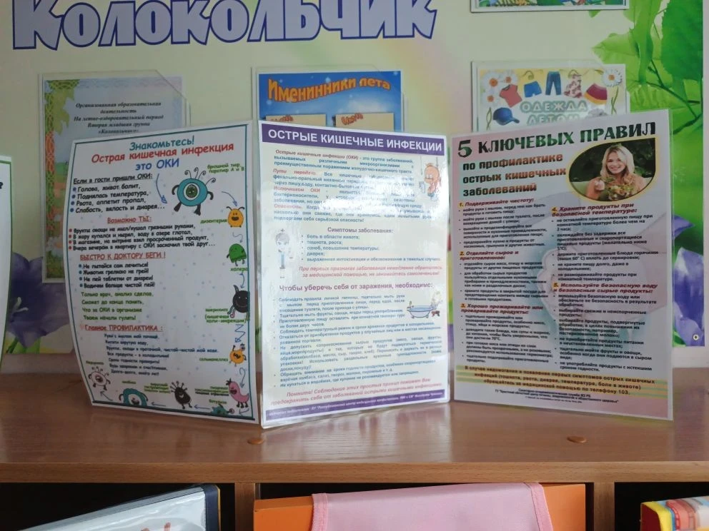 🩺 Консультация для родителей «Профилактика острых кишечных инфекций» во второй младшей группе «Коло