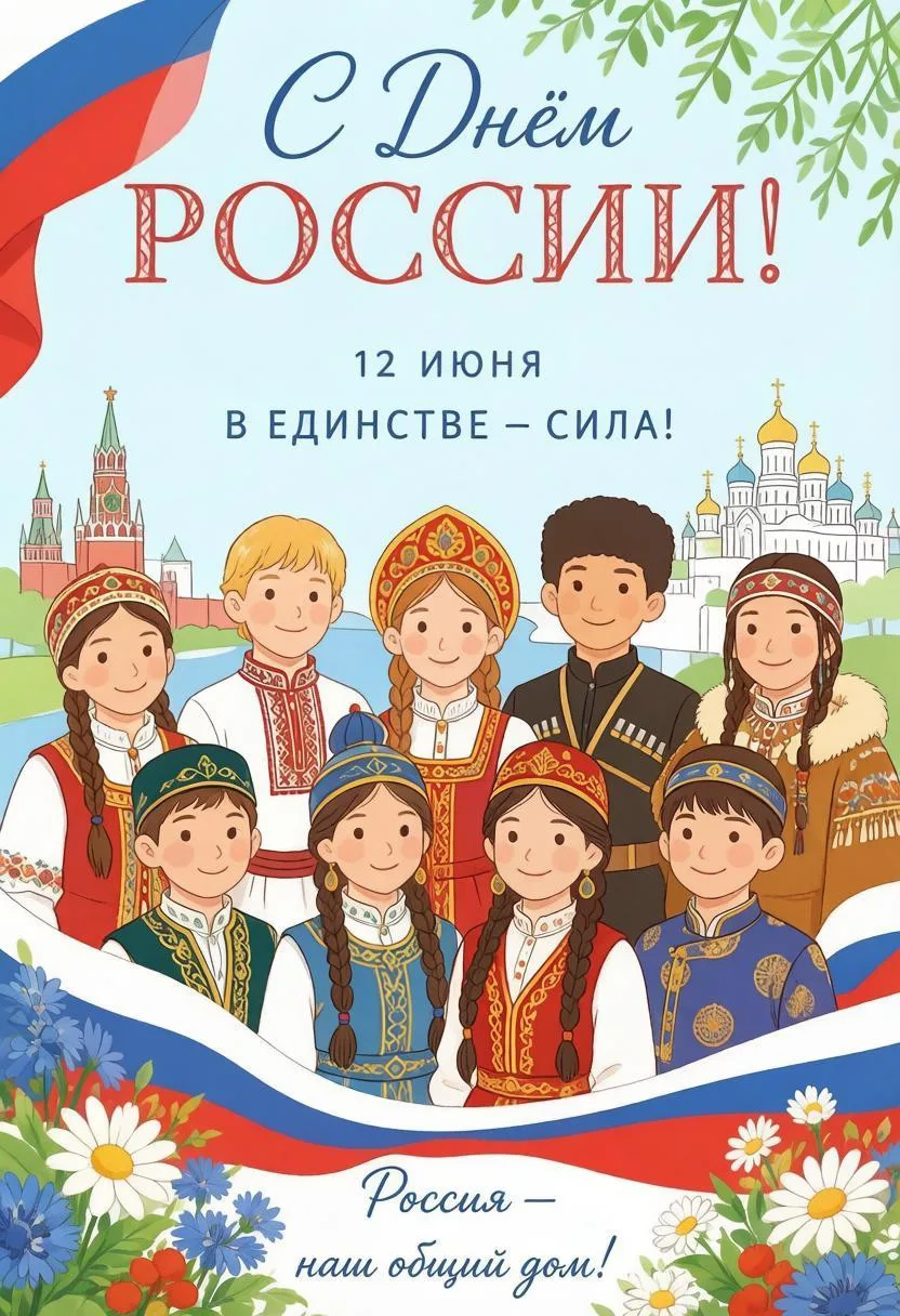 С Днём России! 🇷🇺

Сегодня, 12 июня, мы отмечаем один из самых значимых праздников нашей страны. Э