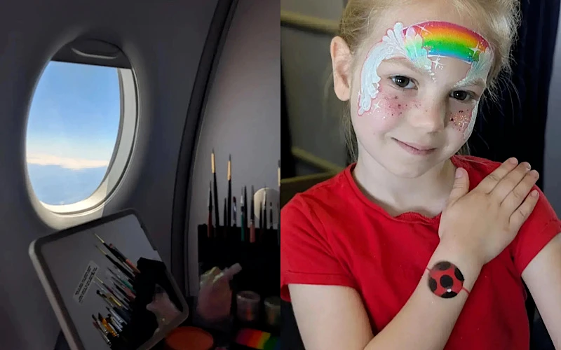 В День защиты детей для юных пассажиров авиакомпании Азимут сделали аквагрим

В Международный день з
