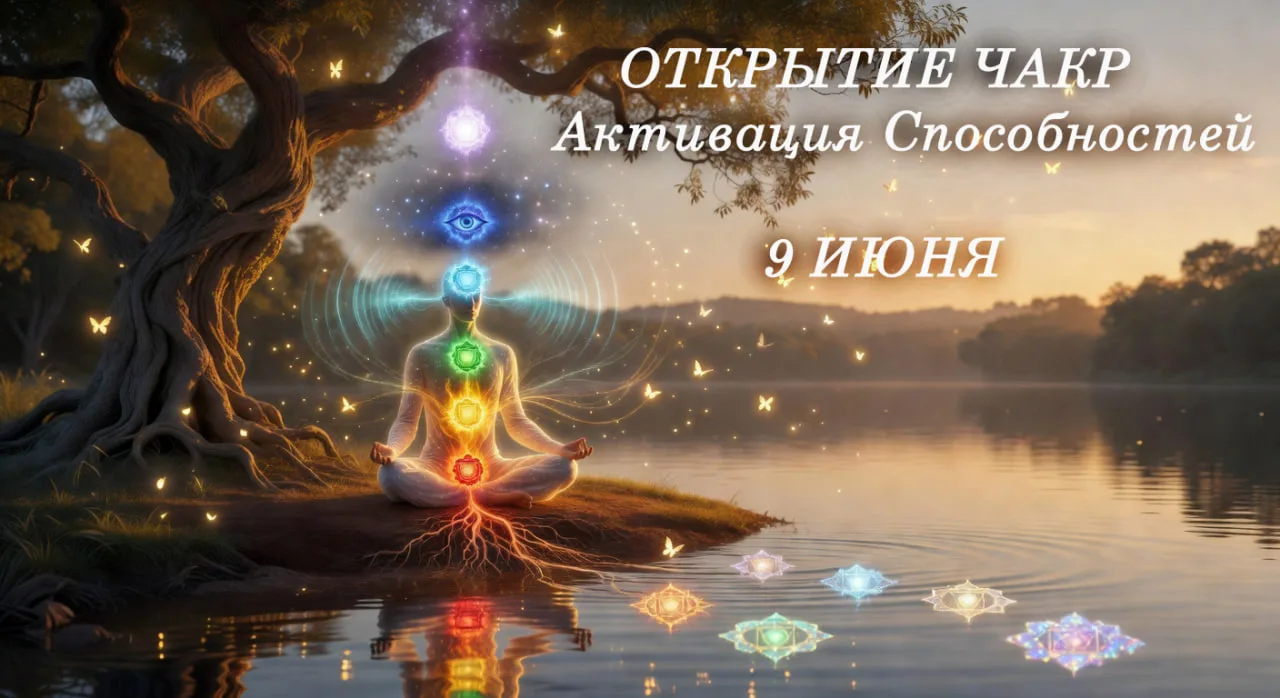 ❤️Приглашаем всех желающих пройти курс
🧬Активация способностей - Открытие ЧАКР😇

🎆 СТАРТ КУРСА 9 