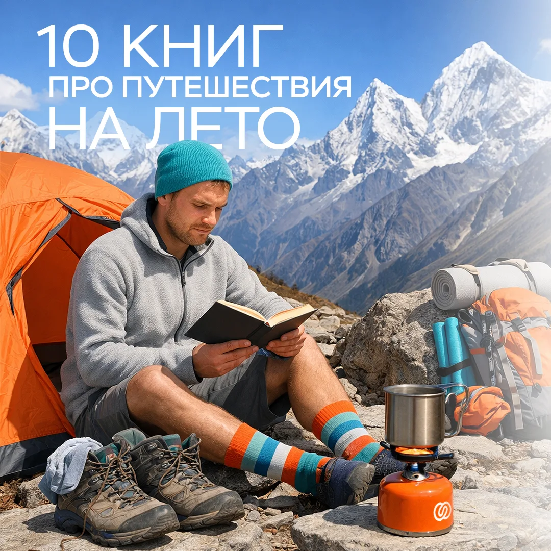 🌞 Подборка книг для летнего чтения в этот раз посвящена настоящим путешествиям!

📚📖 Мы собрали 10