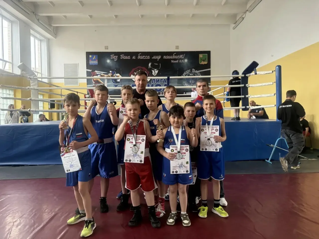 🥊Ура! 31 мая наша команда снова была на турнире «Новичок» в Кингисеппе — это уже второе наше участи