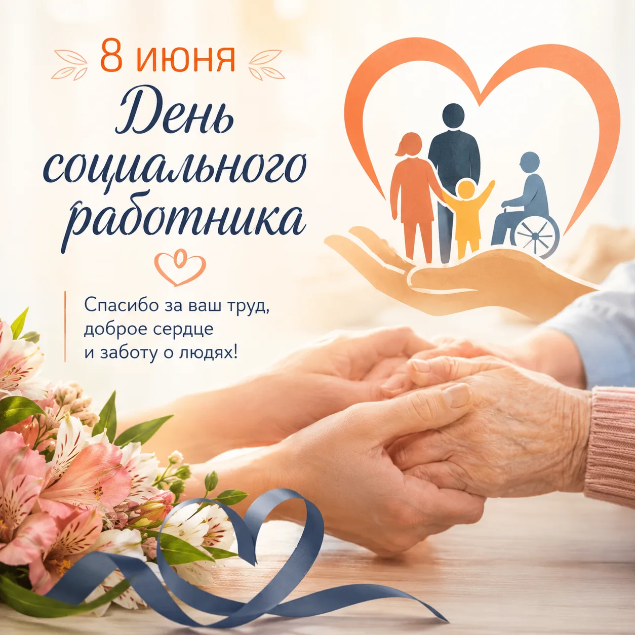 💙 8 июня — День социального работника

Сегодня мы поздравляем специалистов, чья работа связана с за