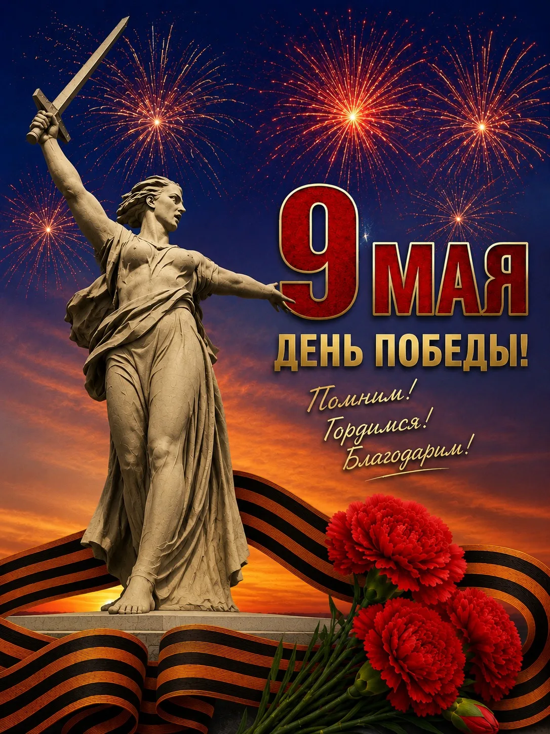 9 Мая — День Победы. День памяти, гордости и благодарности тем, кто ценой невероятных усилий и собст