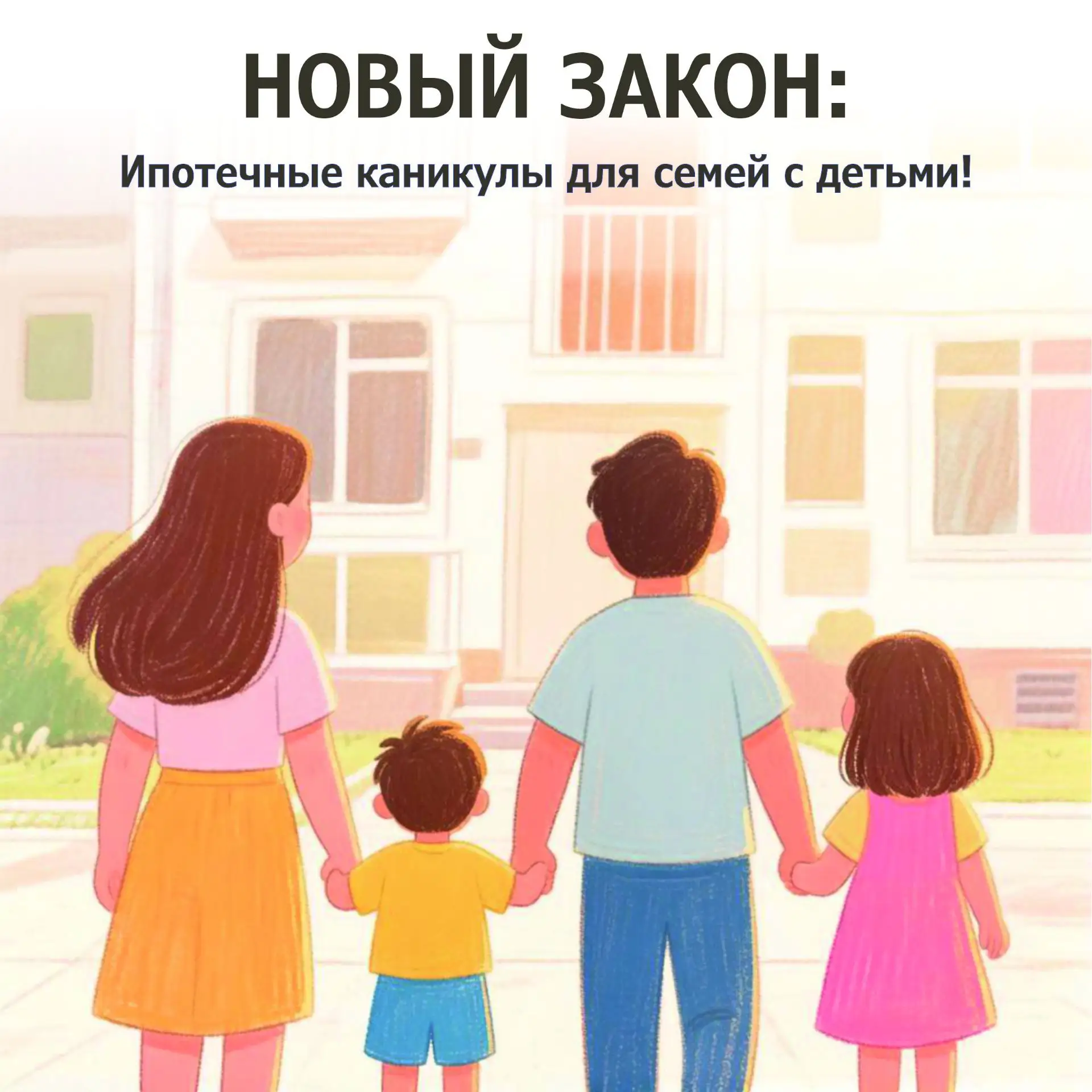 Государственная Дума приняла закон, который поможет семьям с детьми проще справляться с ипотекой.
 
