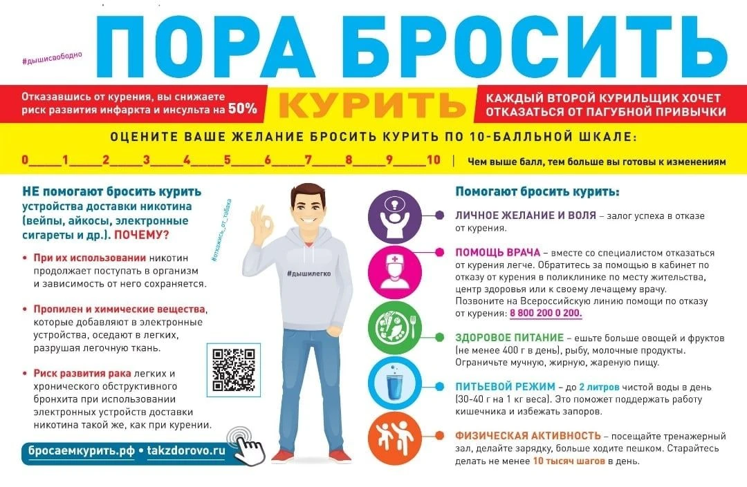 В период с 25 мая по 31 мая 2026, Неделя отказа от табака (в честь Всемирного дня без табака 31 мая)