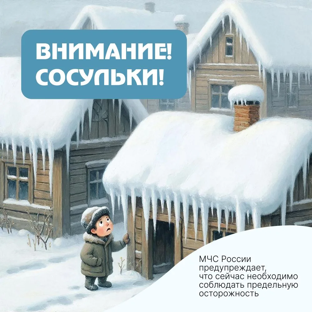 Техника безопасности: сосульки и сход снега с крыш

МЧС России предупреждает, что в периоды оттепели