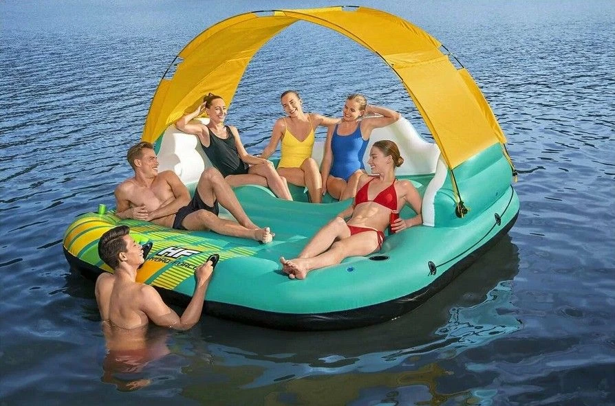 🏊🏊🏊Надувной матрас-остров Bestway, 300х275 см.

⚙ Описание:
Надувной матрас-остров (плот) Bestway