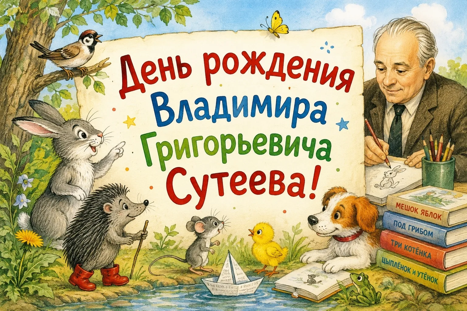 День рождения Владимира Сутеева в группе №6! 

6 июля группа №6 отметила день рождения замечательног