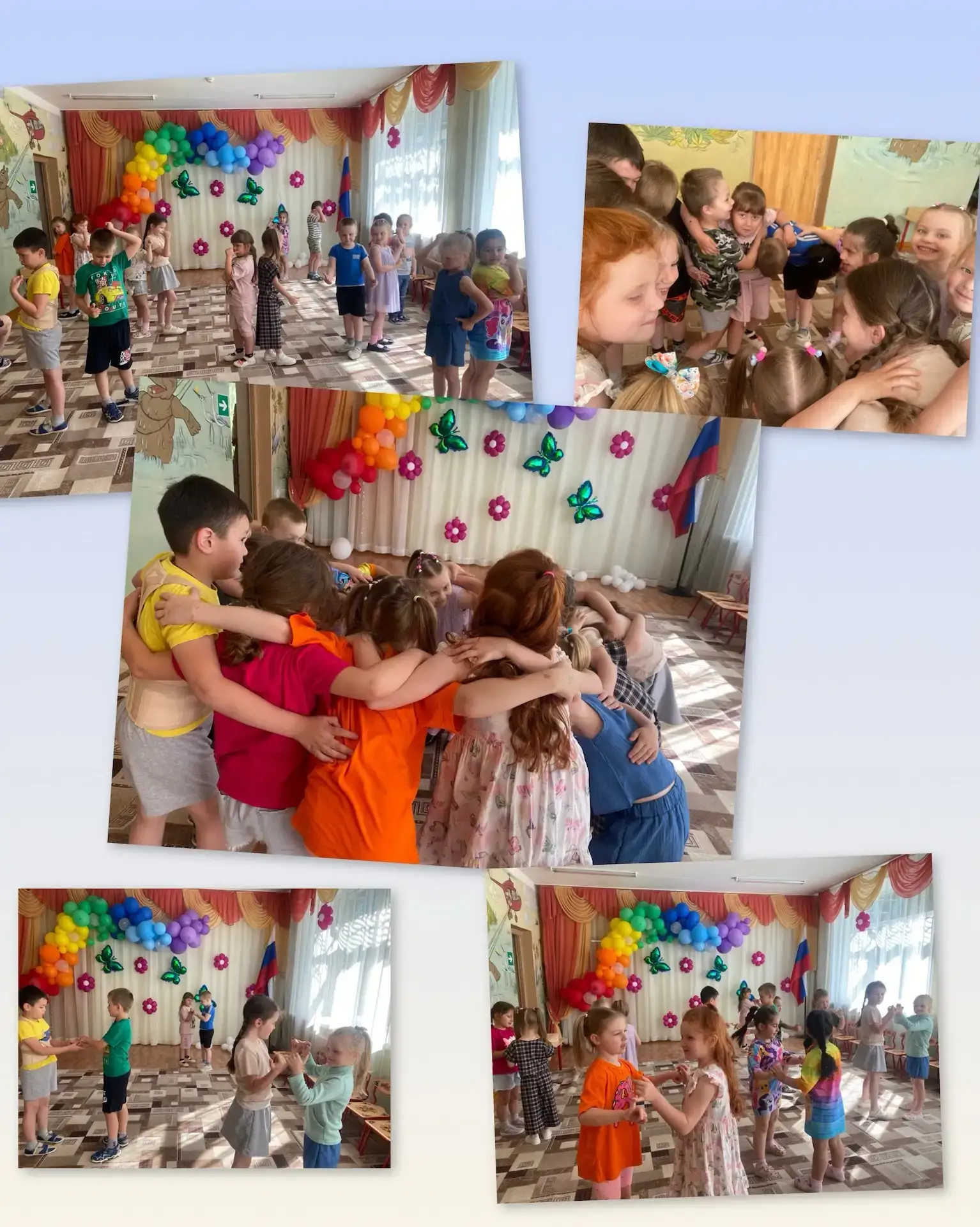 Ура, День друзей! Сегодня мы говорили о том, как важно помогать друг другу и быть добрыми. Наши ребя
