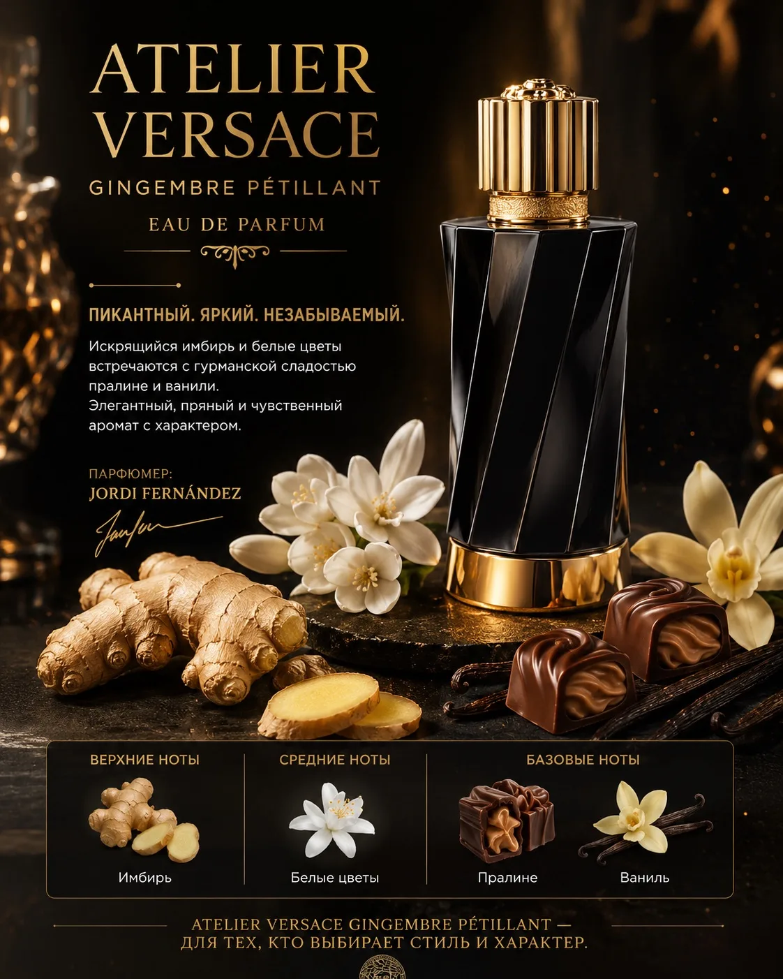 ⚜️Versace Atelier Gingembre Petillant⚜️

2/3/5/10 мл 650/950/1490/2790р