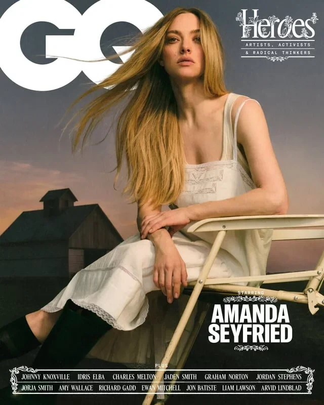 Аманда Сейфрид для британского GQ, фото Ричи Тэлбоя.