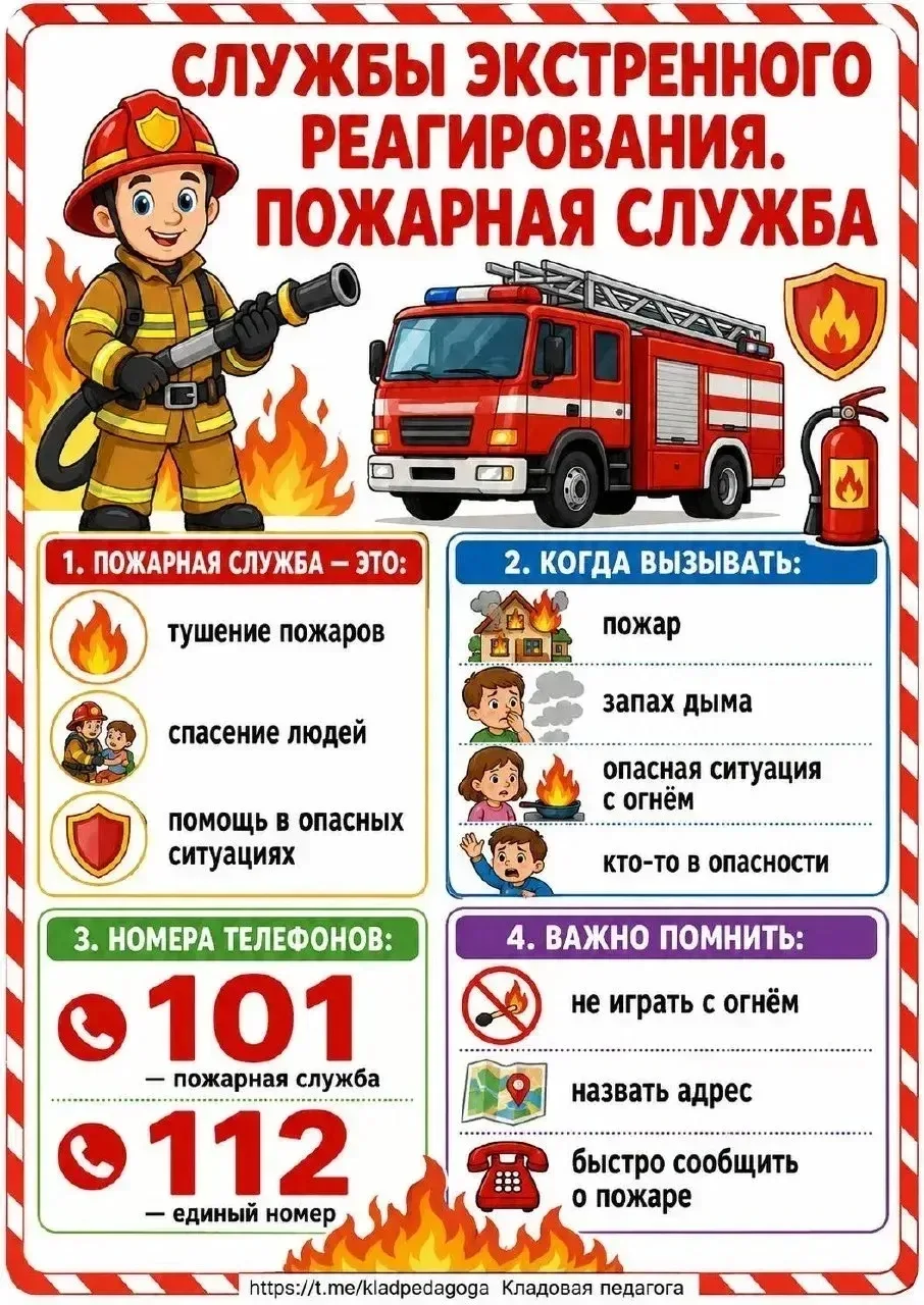 📌Экстренные службы