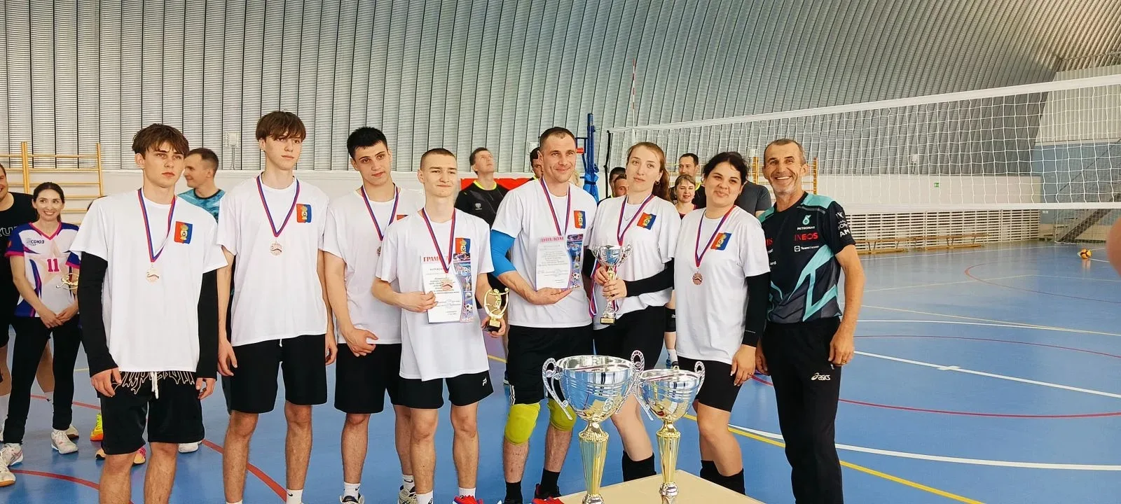 17.05.2026 г.  в с. Дмитриевское Красногвардейского муниципального округа состоялся турнир по волейб
