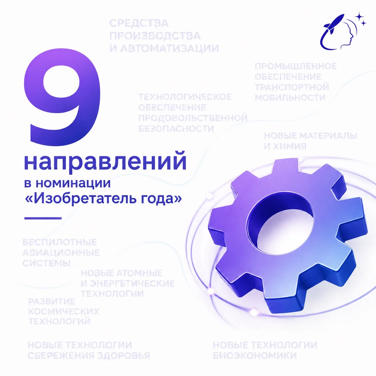 Продолжаем рассказывать про номинации конкурса➡️

Одна из 4️⃣ номинаций — это «Изобретатель года», к