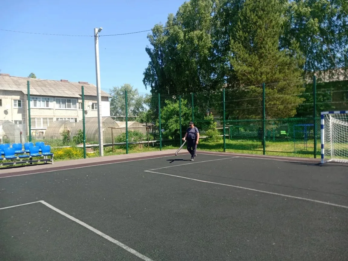 Мы следим за состоянием спортивных площадок — чтобы ваши тренировки были в удовольствие!⚽️🏀🏐🎾🏃‍♀