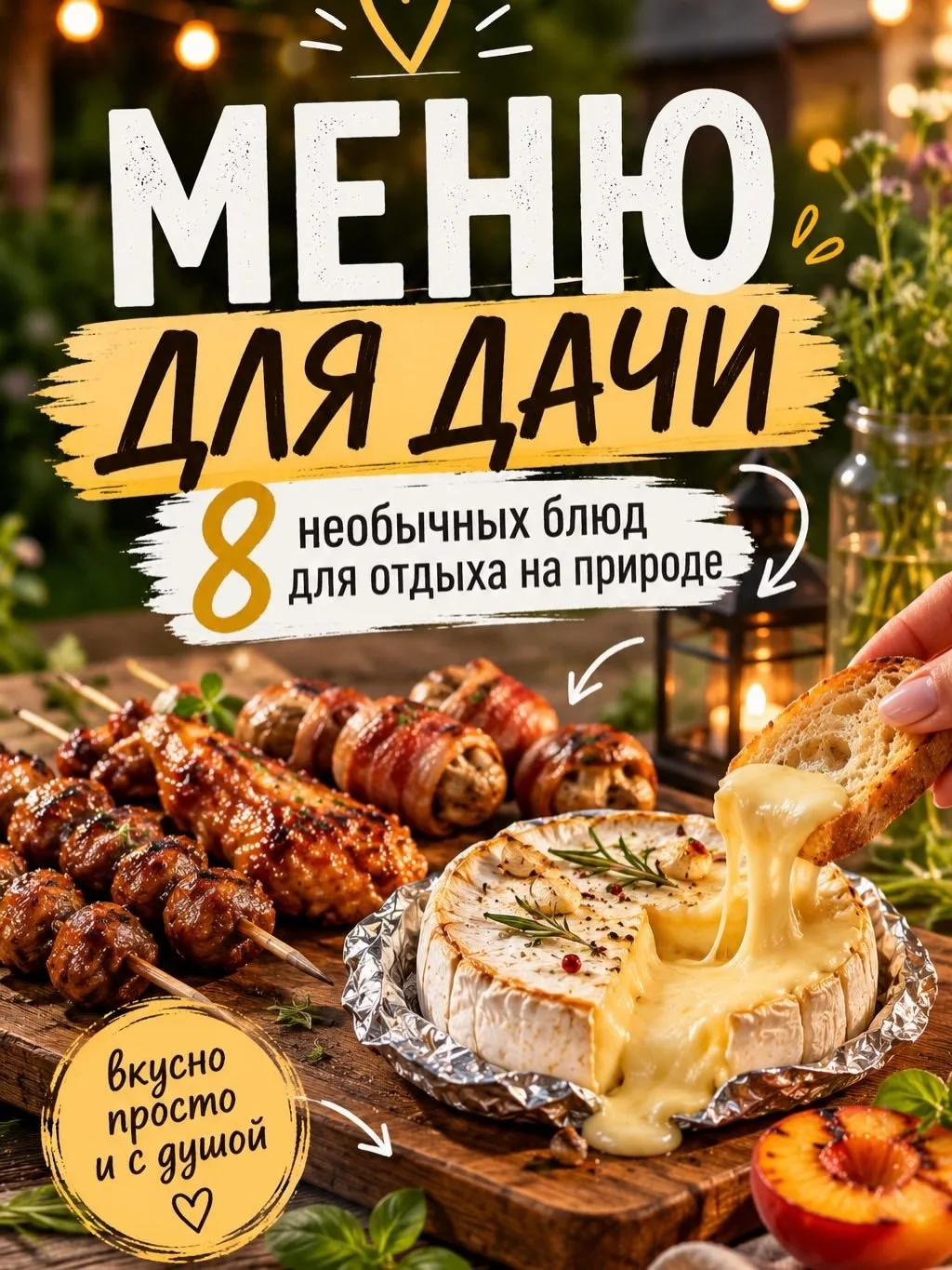 МЕНЮ ДЛЯ ДАЧИ☘️

Всем хороших выходных! Что может быть лучше блюд на мангале?

Давайте соберем  под 