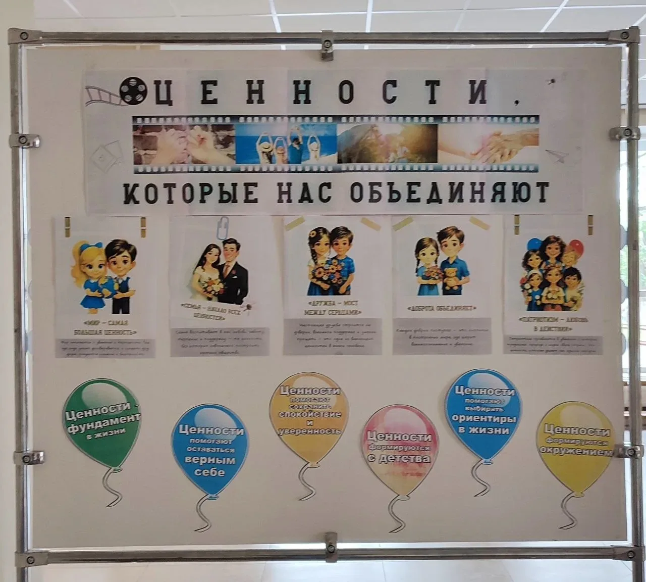 Урок «Разговоры о важном», посвящённый теме «Ценности, которые нас объединяют», стал для ребят повод
