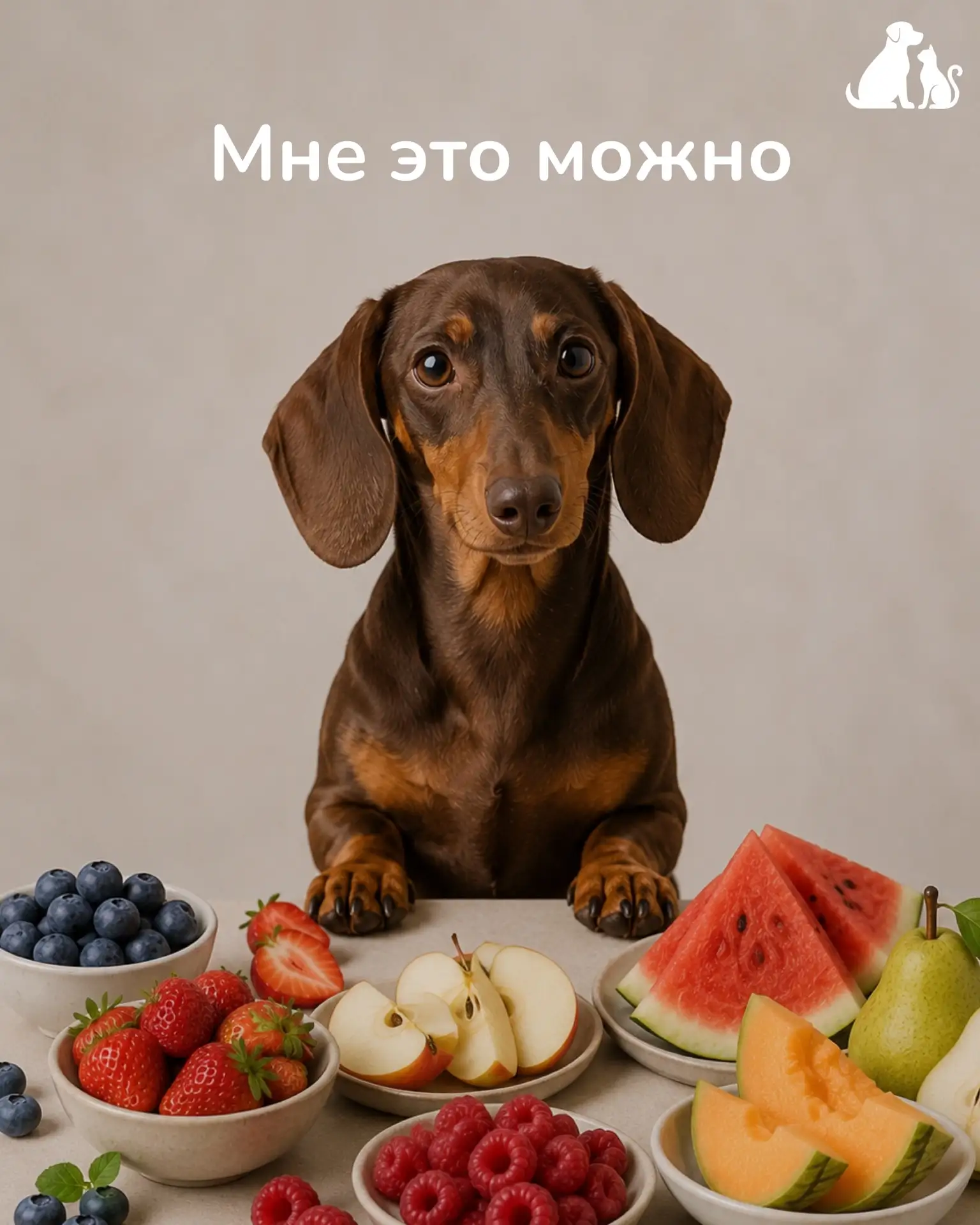 🍓 Летом хочется побаловать питомца чем-нибудь вкусным, но далеко не все ягоды и фрукты одинаково бе