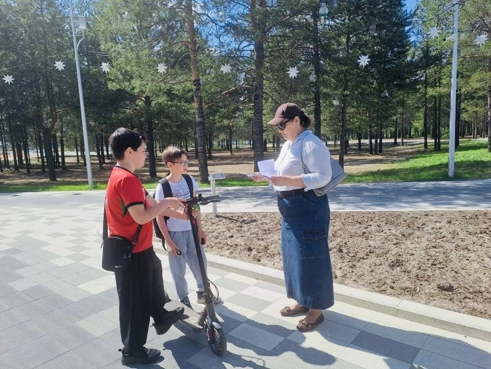 🛴 На самокате по правилам: репортаж с рейда                              Сегодня провели рейд, посв