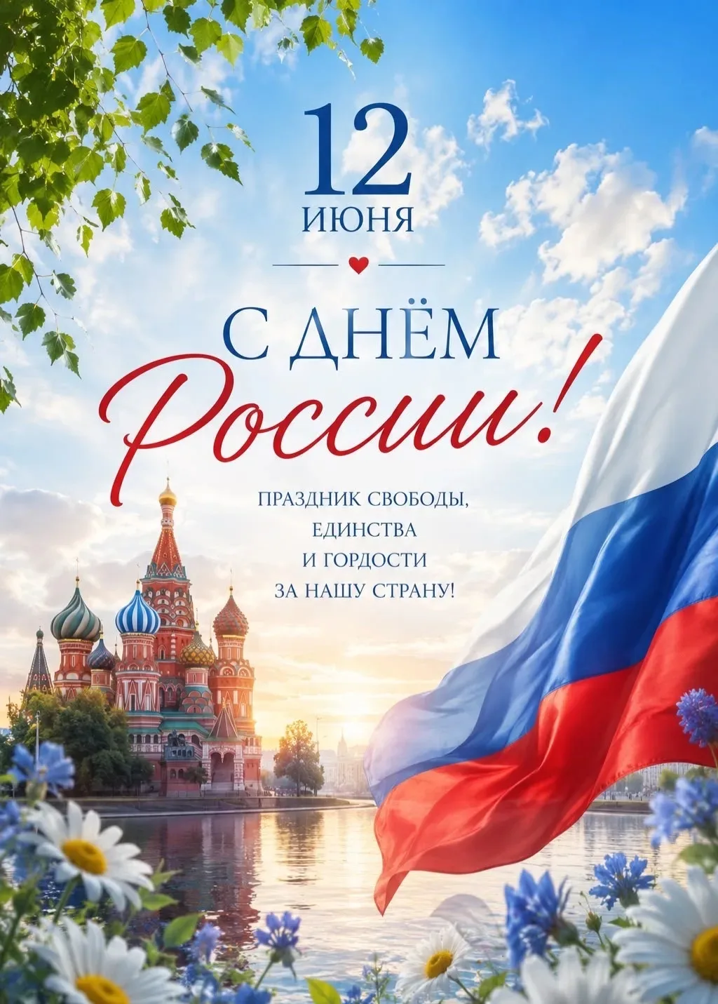 С Днём России! 🇷🇺

Поздравляем всех наших талантливых учеников, заботливых родителей и замечательн