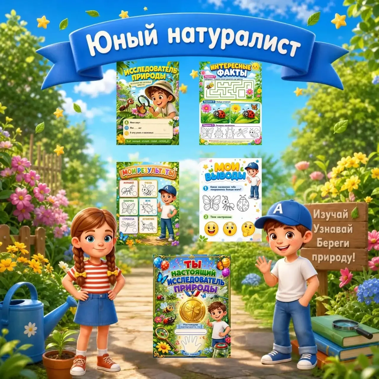 🌳🍀🍀🍀🌿🌿🍄🍄🍄‍🟫🍄‍🟫🍃🍃🍀🌳
🐞🪺15 июня  в России отмечается День юного натуралиста. В рамках
