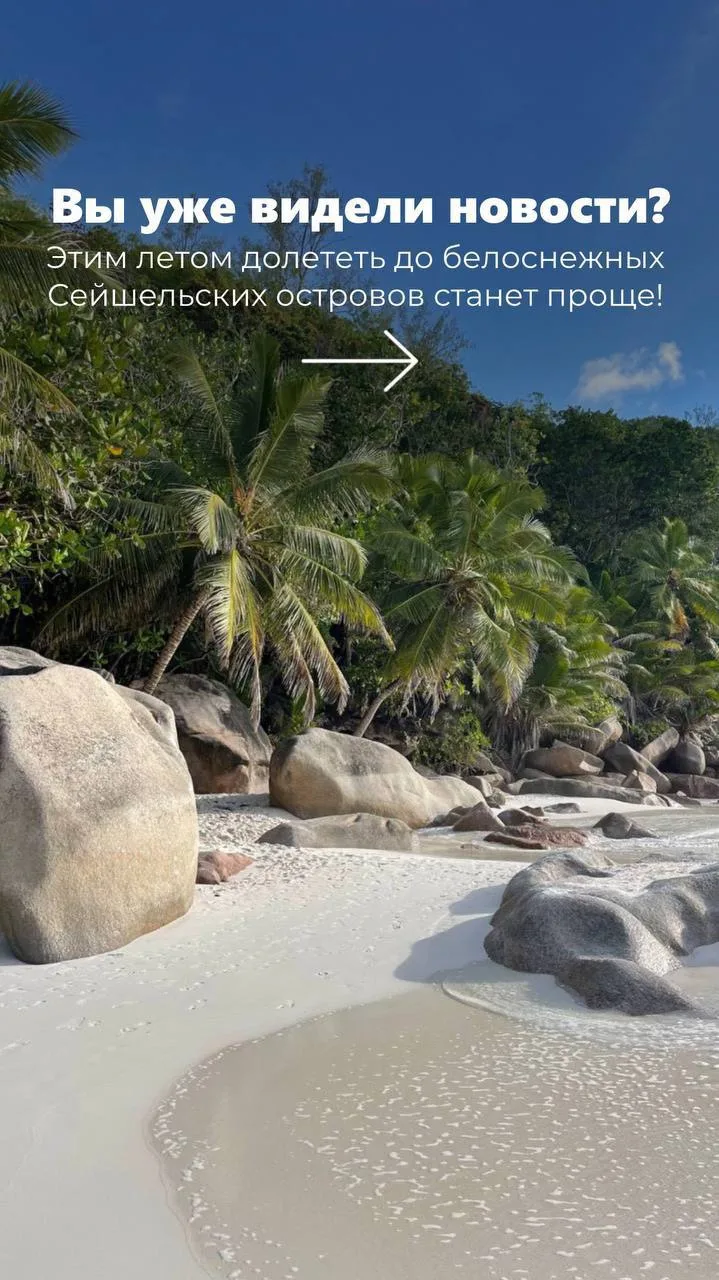 Новости, которые мы ждали - Аэрофлот поставил прямые рейсы на Сейшелы 🐚

Место гораздо более живое,