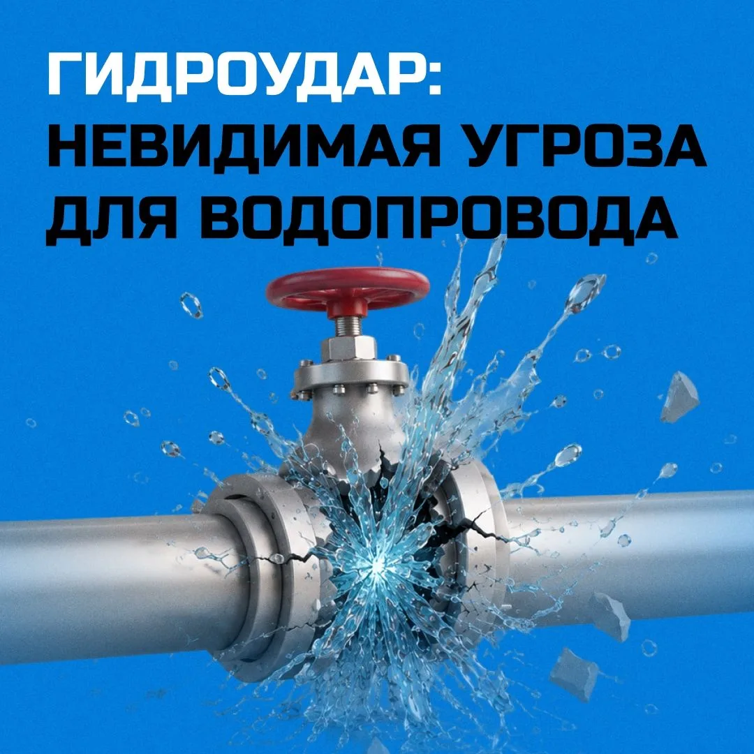 Гидроудар: невидимая угроза для водопровода

Внезапный прорыв трубы часто происходит без видимых вне
