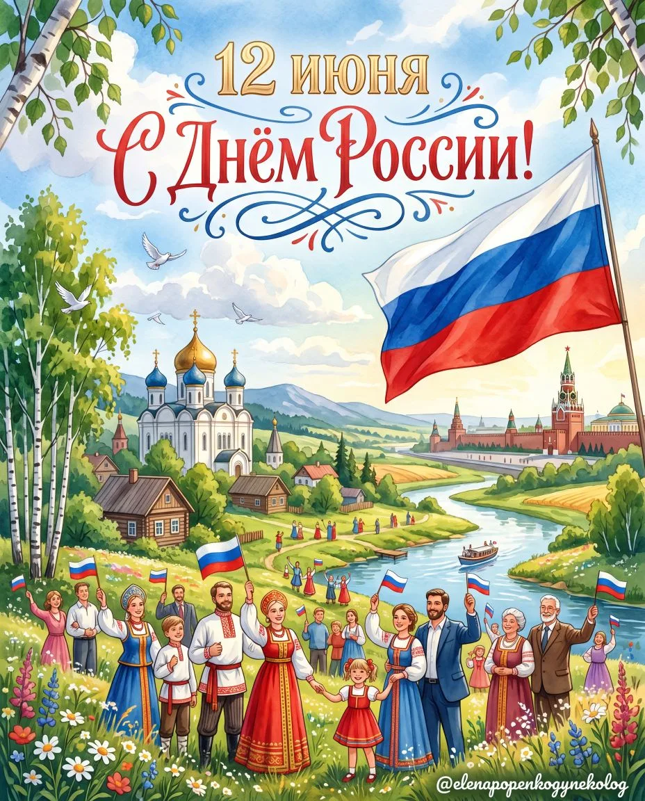🇷🇺 С Днём России!  

С любовью к нашей великой стране, к её истории, людям и природе. Пусть каждый