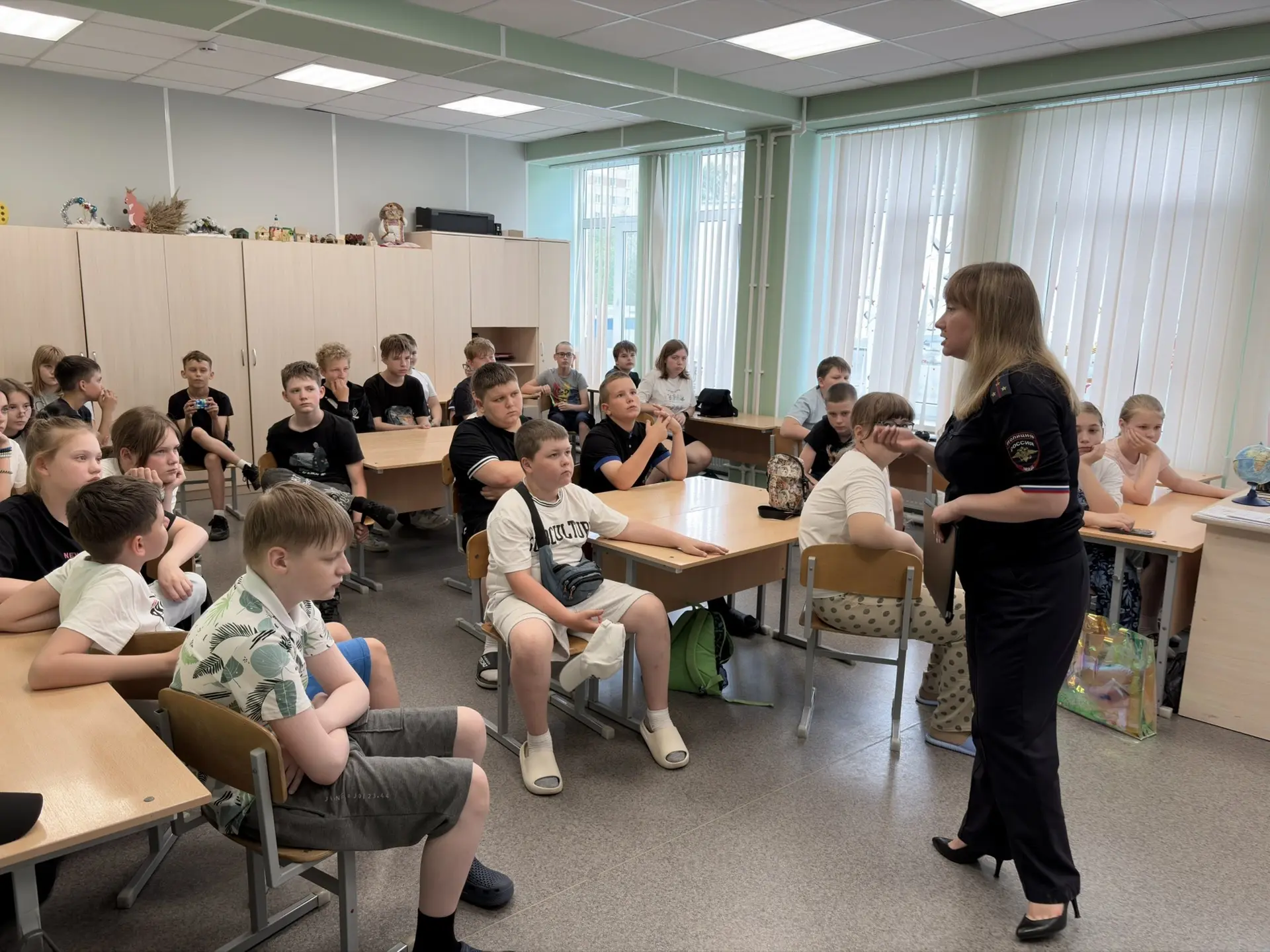 Сегодня в пришкольном лагере «Движение Первых» #лучшая37 состоялся Единый интерактивный час на тему 