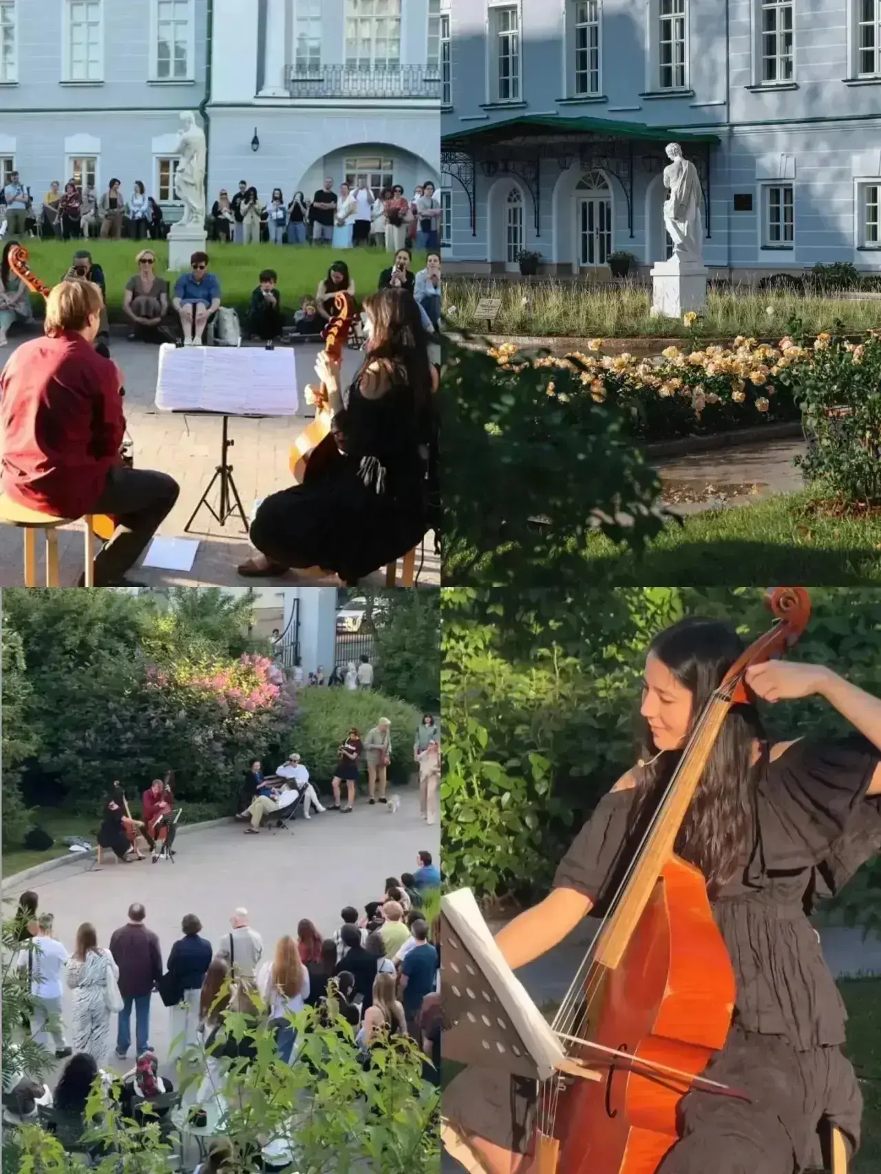 🎻 Бесплатные концерты классической музыки проходят в историческом дворике Москвы

Во дворе усадьбы 