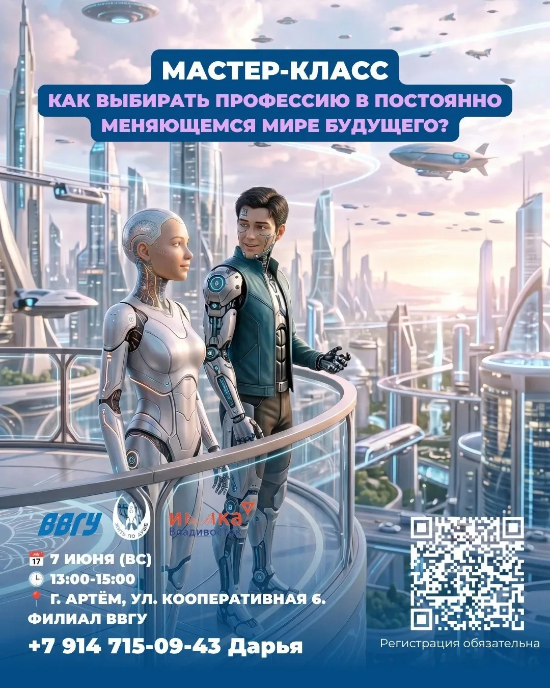 Мастер-класс для подростков 14-17 лет и их родителей «Как выбирать профессию в постоянно меняющемся 