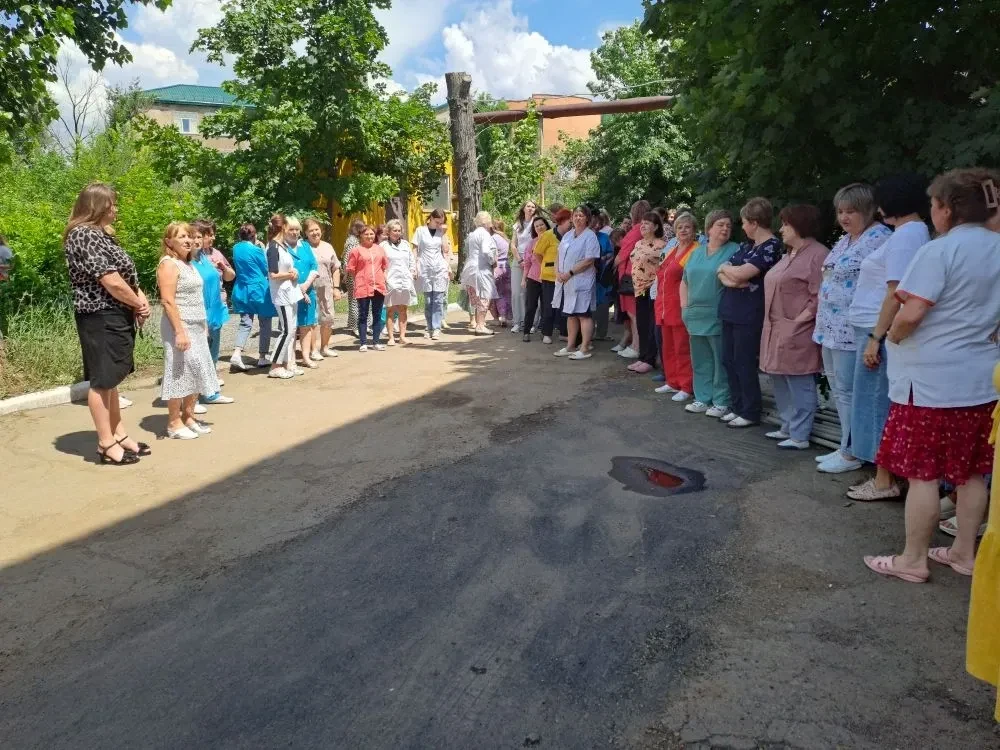 Обучение мерам пожарной безопасности в медицинском учреждении!

🛑 В«Краснолучской городской детской