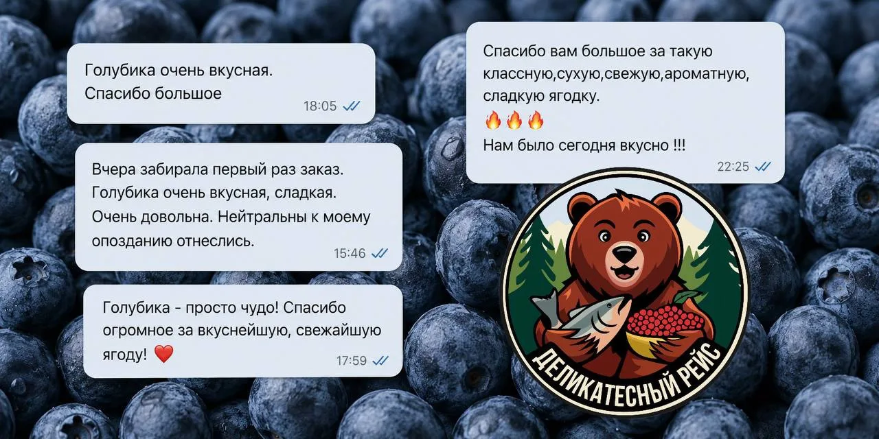 🫐 Последний шанс купить
 ТАКУЮ 🤌голубику по самой выгодной цене сезона

Друзья, хотим обратить ваш