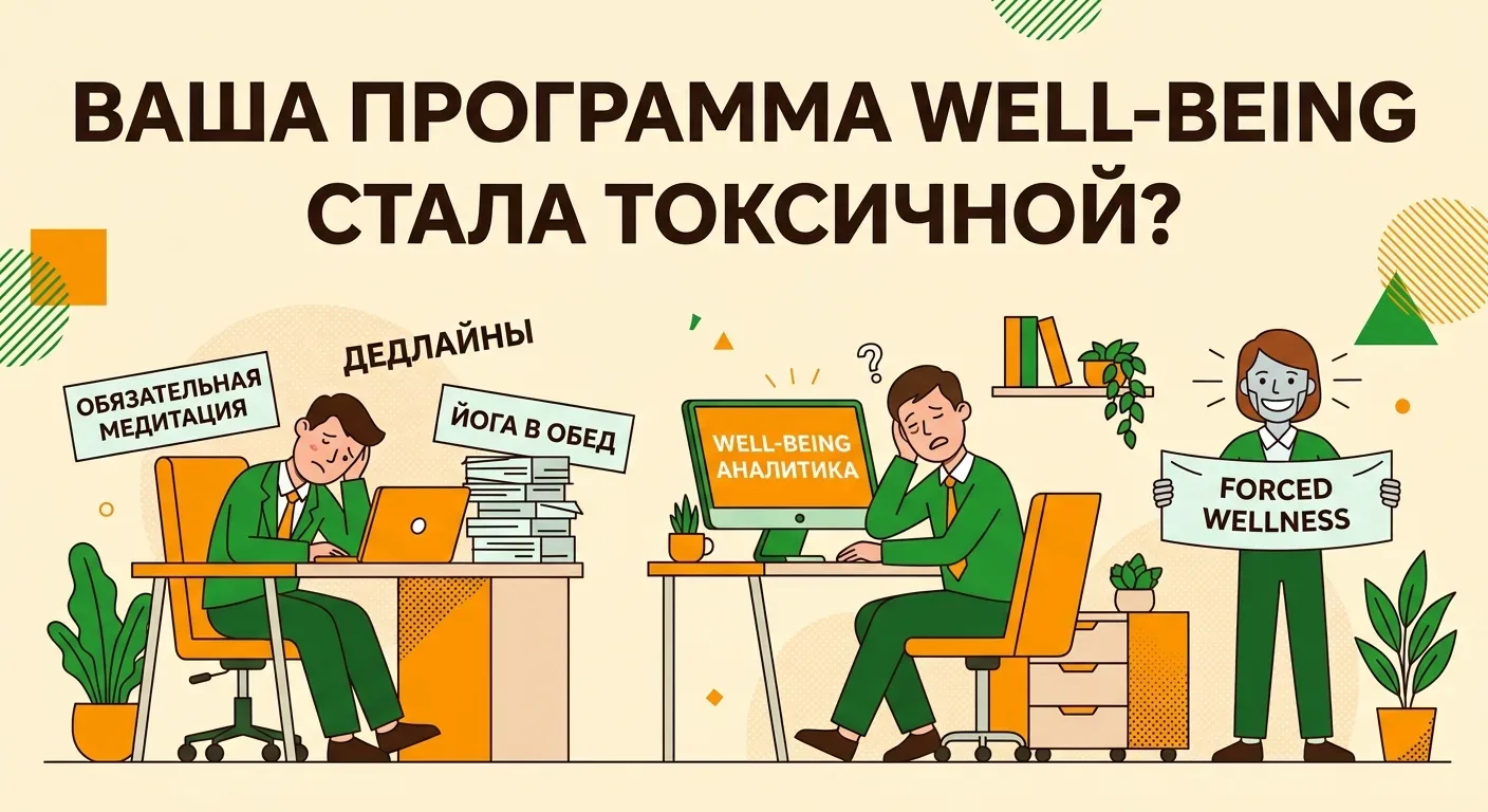 🍏 Ваш well-being становится декорацией?

У некоторых компаний забота о сотрудниках выглядит красиво