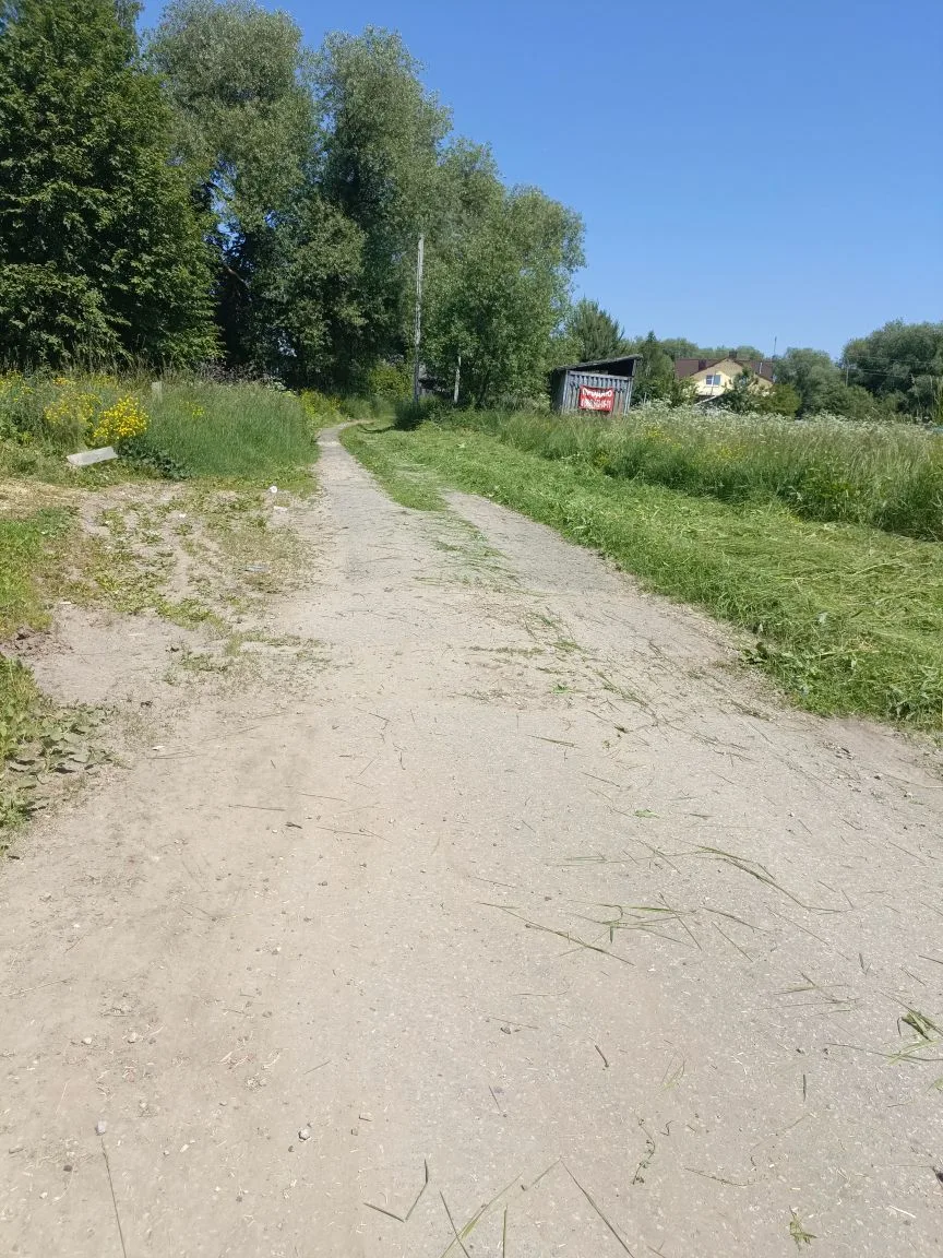 Окос придорожных полос д. Петровское, д. Синятино