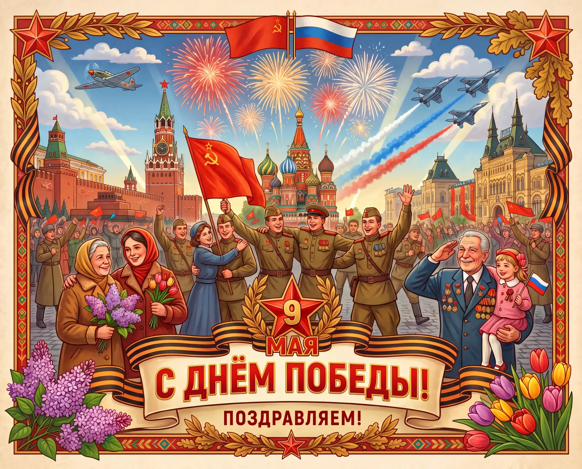 Дорогие мои!
Сегодня великий праздник для всей нашей страны - День Победы. В этот день я хочу сказат