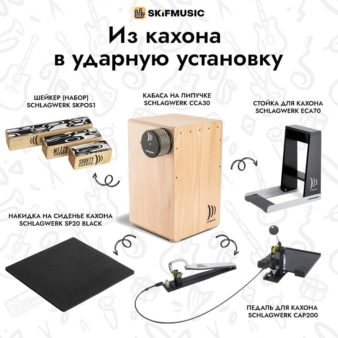 Как превратить кахон в полноценную ударную установку?🔥🥁

Кахон — это универсальный инструмент, а с
