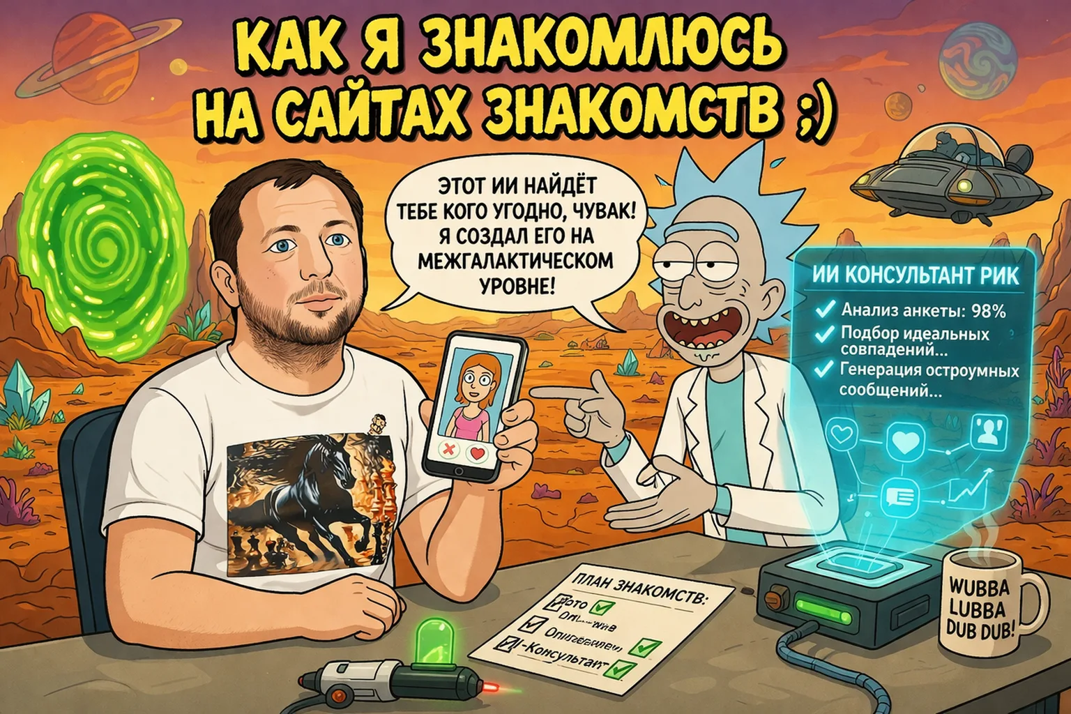 с недавнего времени я стал сидеть на сайте знакомств. В помощь себе сделал консультанта психолога. П