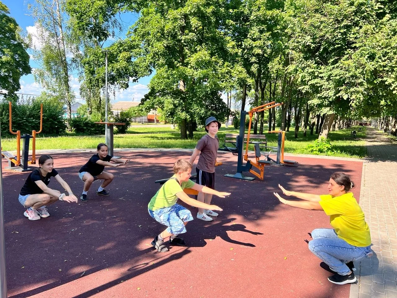 🏆Спорт – это сила, спорт – это жизнь!

⛹Сегодня в парке с. Скородное царила по-настоящему спортивна