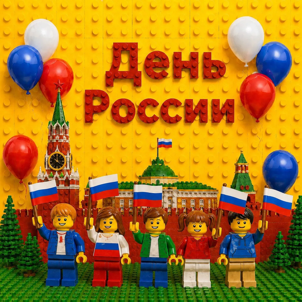 С Днём России 🇷🇺🇷🇺🇷🇺

Я узнал, что у меня
Есть огромная семья
И тропинка, и лесок
В поле кажды