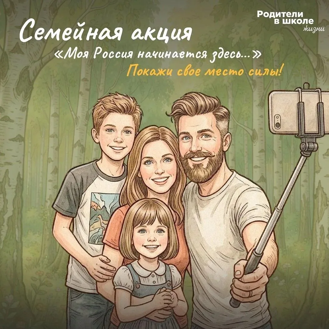 🇷🇺 Стартует семейная акция ко Дню России «Моя Россия начинается здесь…»

У каждого из нас есть мес