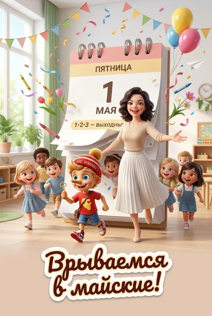 Дорогие подписчики и родители! 
Поздравляем вас с майскими праздниками! Желаем вам ярких моментов, р