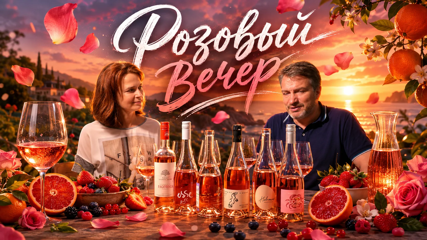 Лето розового цвета. Обзор вин: не красные и не белые 
  
Друзья, всем привет! За истекший бурный пе